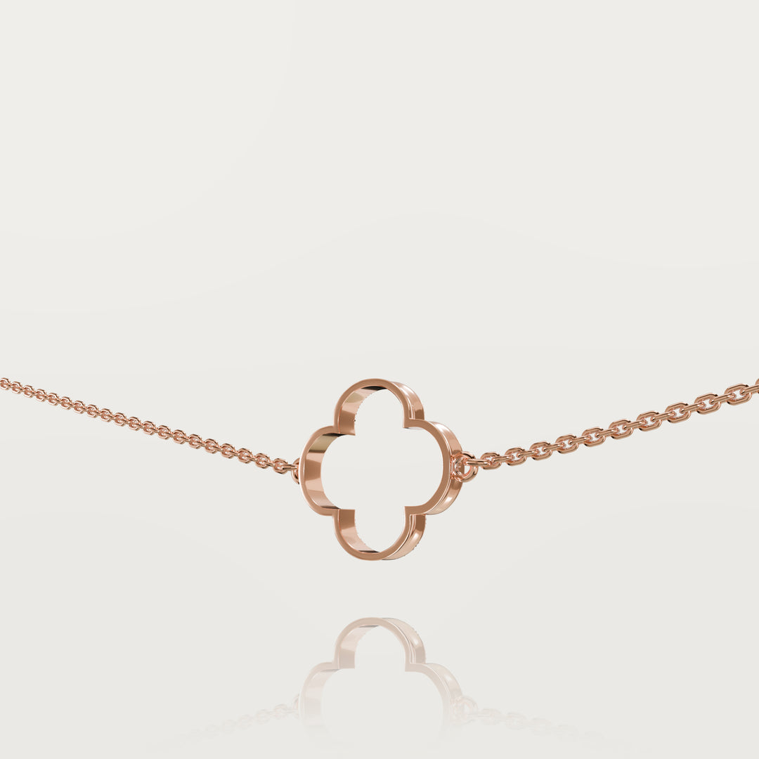 Sparkling Simplicity Clover Bracelet 