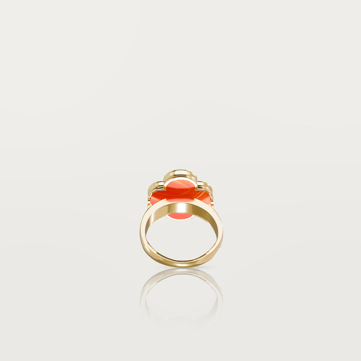 Pure simplicity clover ring 