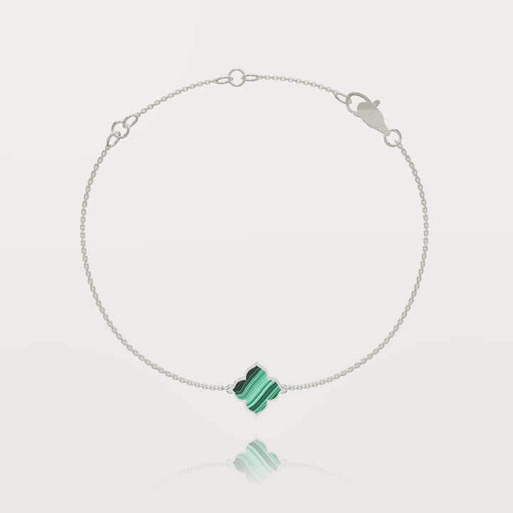 Refined oriental clover bracelet 