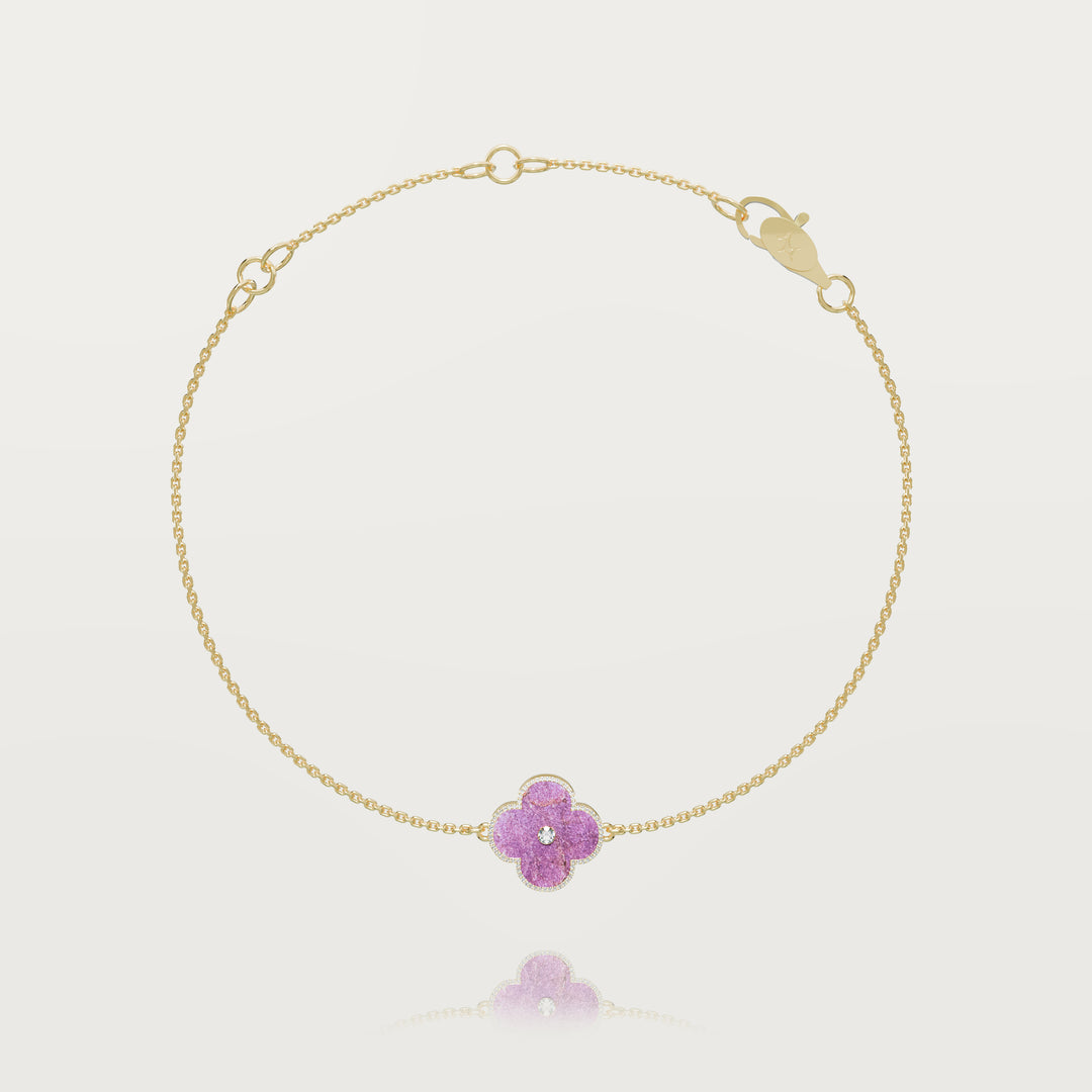 Lonely Glow Clover Bracelet 