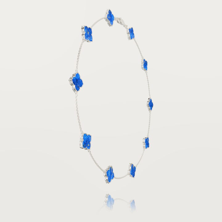 Refined oriental multi-clover necklace