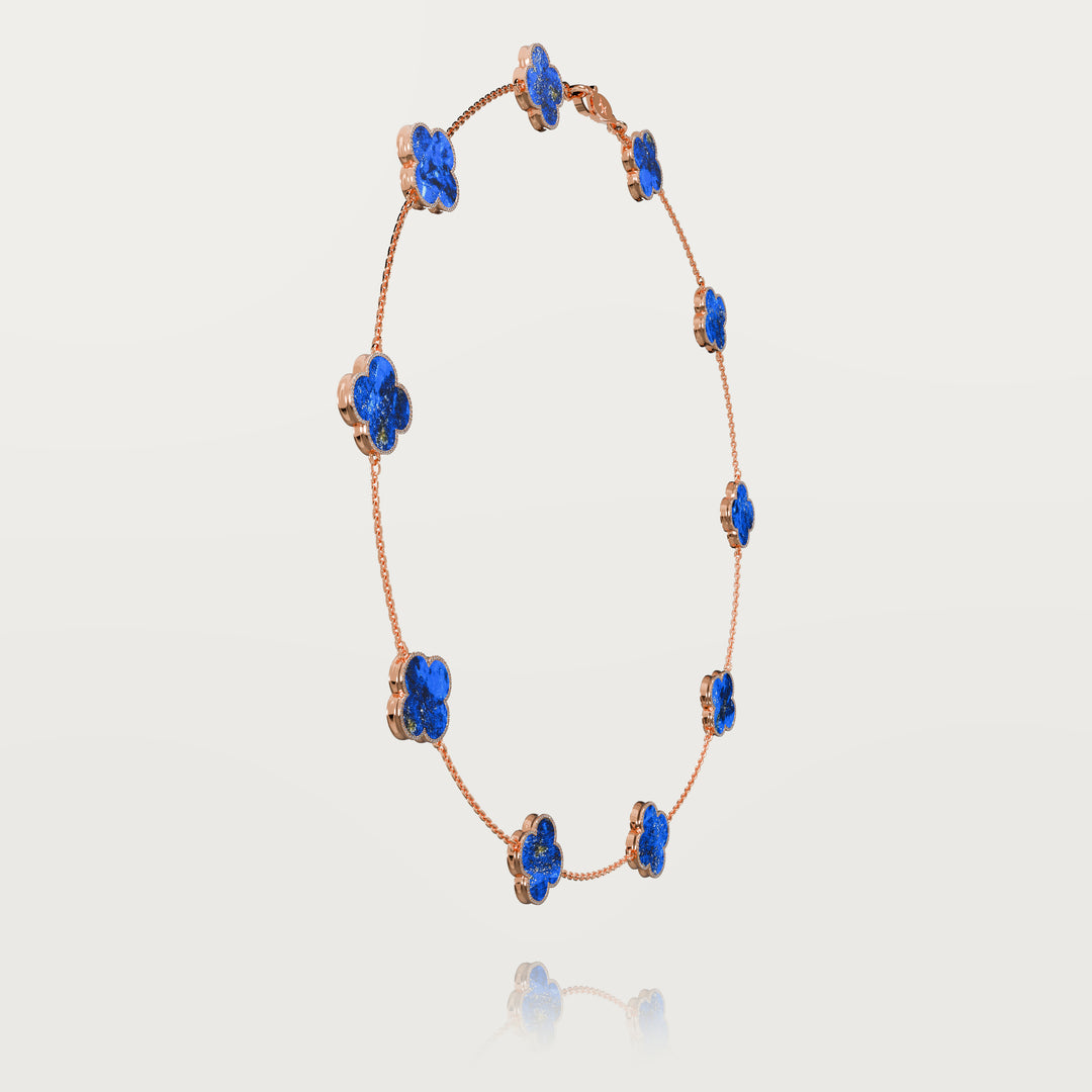 Pure simplicity multi clovers necklace