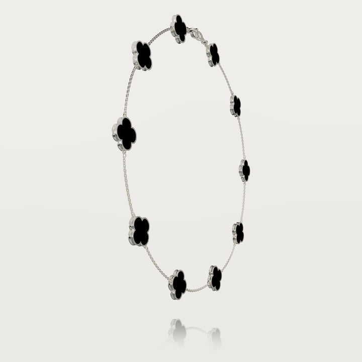 Pure simplicity multi clovers necklace