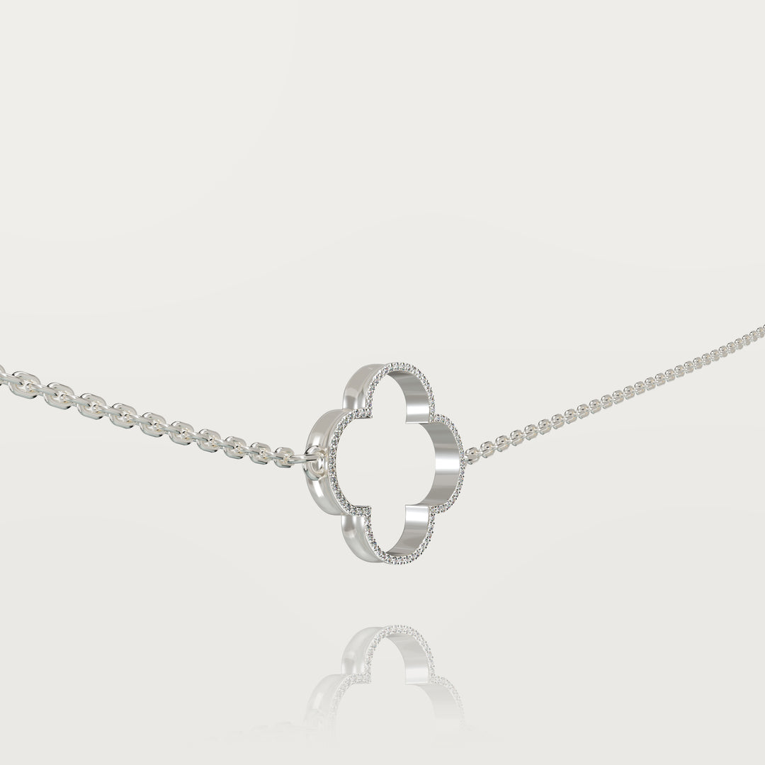 Pure simplicity clover bracelet 