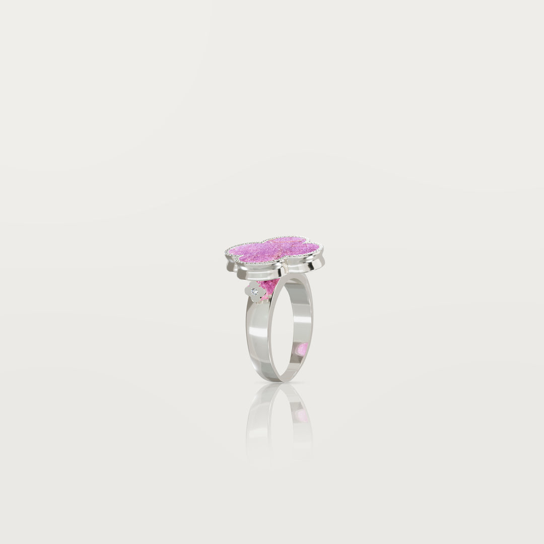 Pure simplicity clover ring 