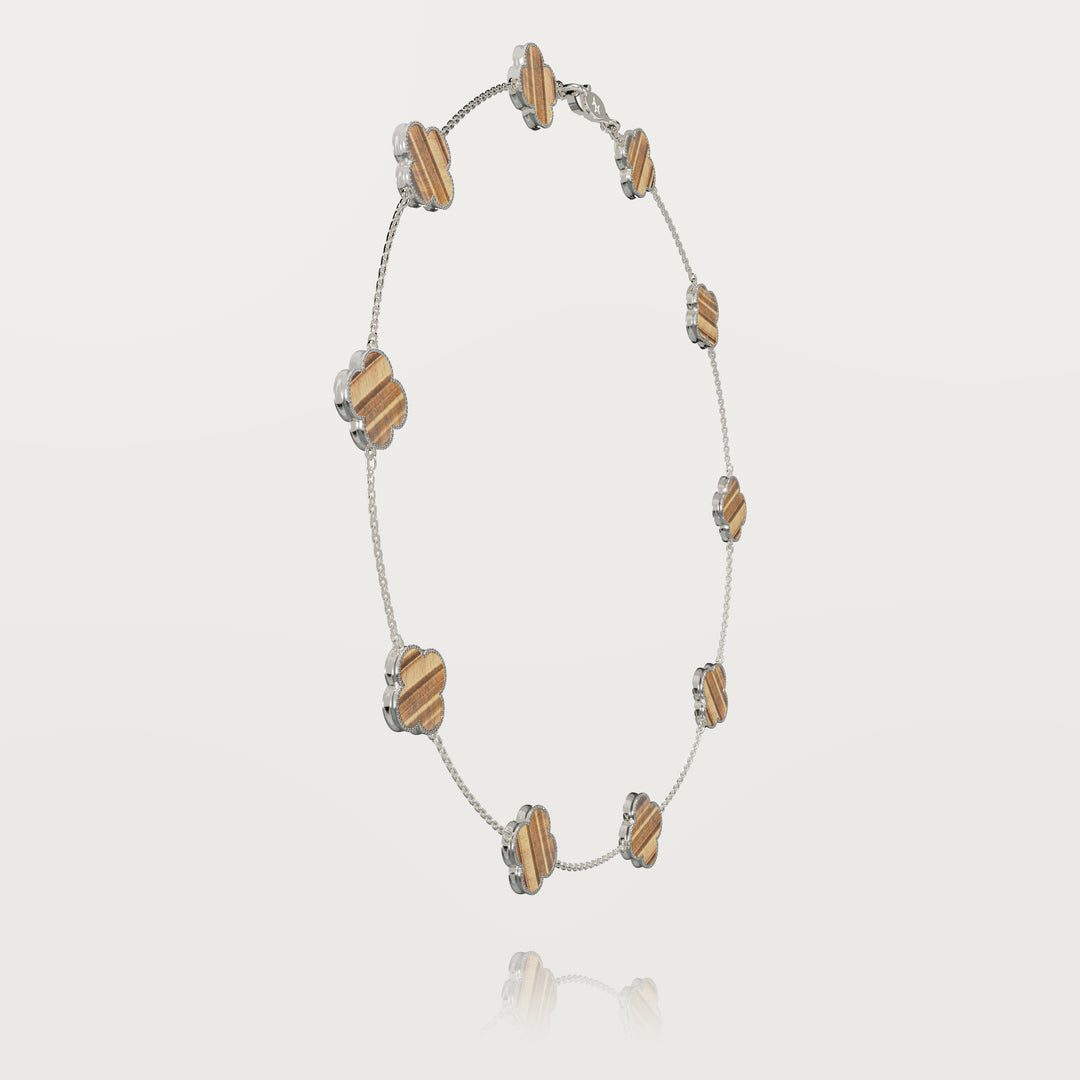 Pure simplicity multi clovers necklace