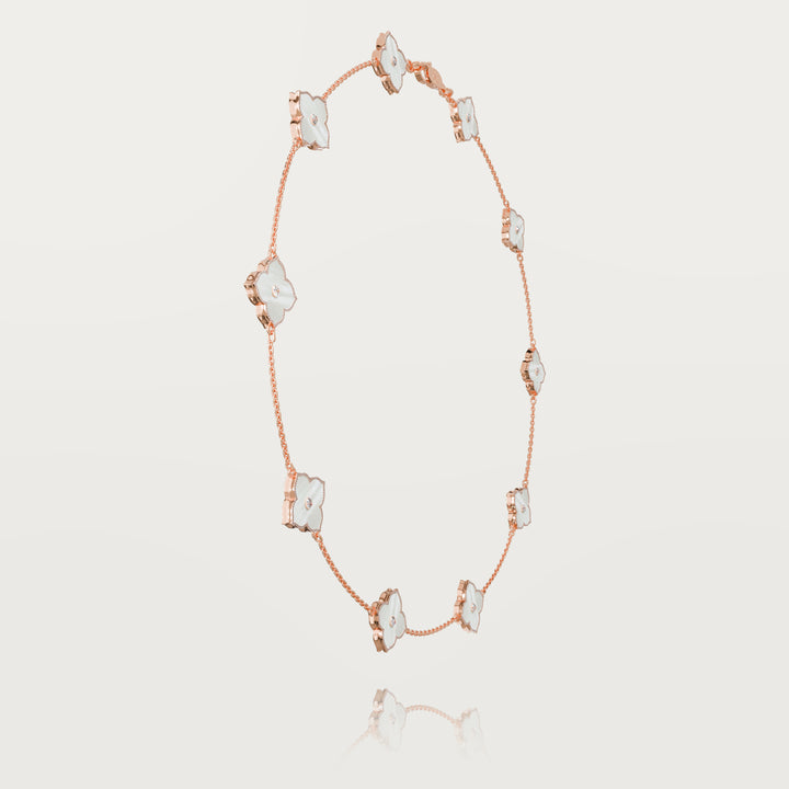 Collier multi trèfles éclat d'orient